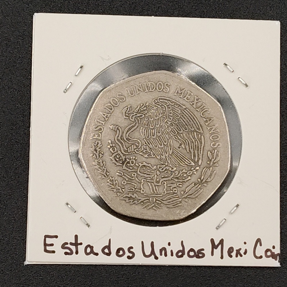 10-Diez Peso Mexico 1976 Coin Seven-sided Silver Estados Unidos Mex BR1.1GA-4037 - Picture 10 of 15